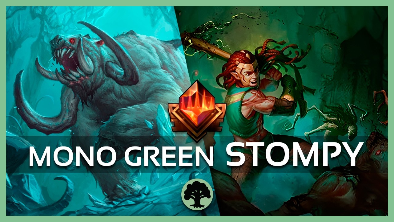 Mono Green Stompy 💚 | Standard MTG Arena | Bo1 | Lorwyn Eclipsed | Atropelando até Mítico!