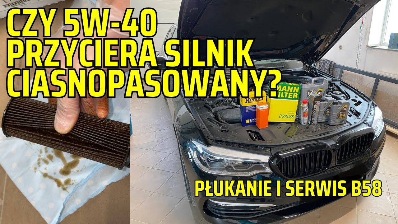 Serwis B58 z Bmw i dlaczego leję 5W-40, zamiast 0W-30 ?