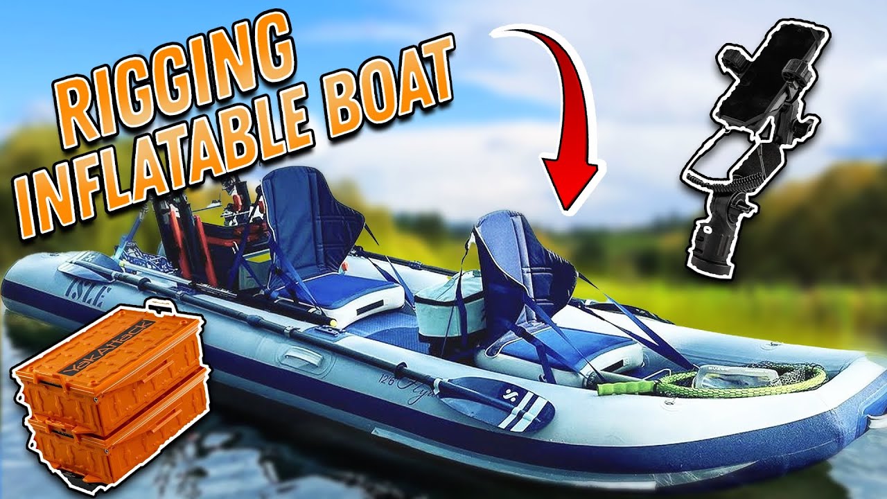 Rigging Inflatable Boats And Kayaks With Bixpy Motor And Tackle Storage! EASY!