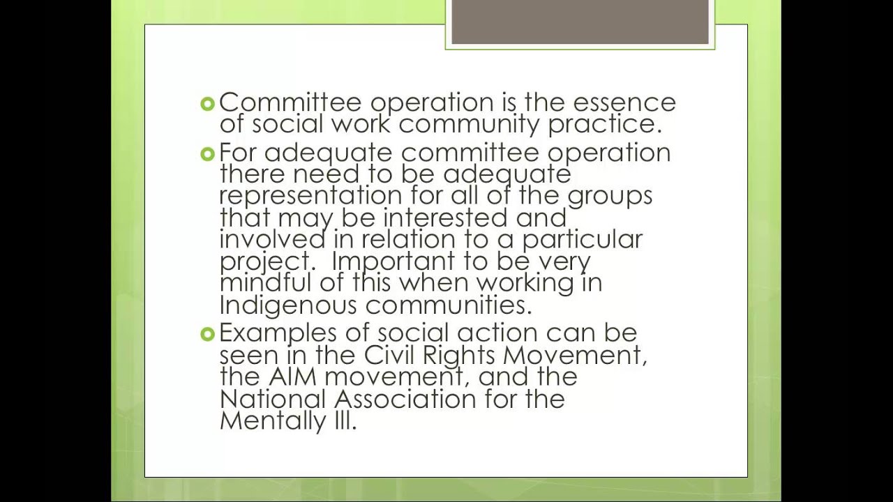 Social Work Practice with Communities