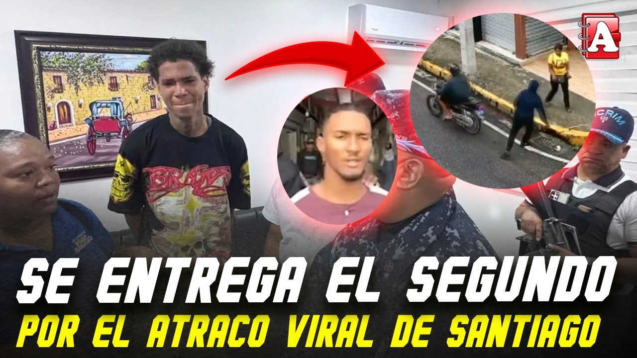 “YO SOY CONCHERO, NO SABÍA NADA”: SE ENTREGA EL OTRO DEL ATRACO VIRAL EN SANTIAGO