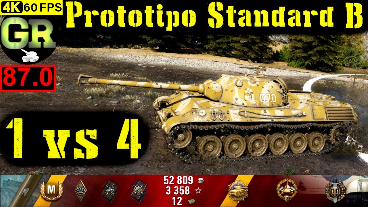 87_World of Tanks Prototipo Standard B WoT Replay - 10 Kills 6.4K DMG(Patch 1.5.0)