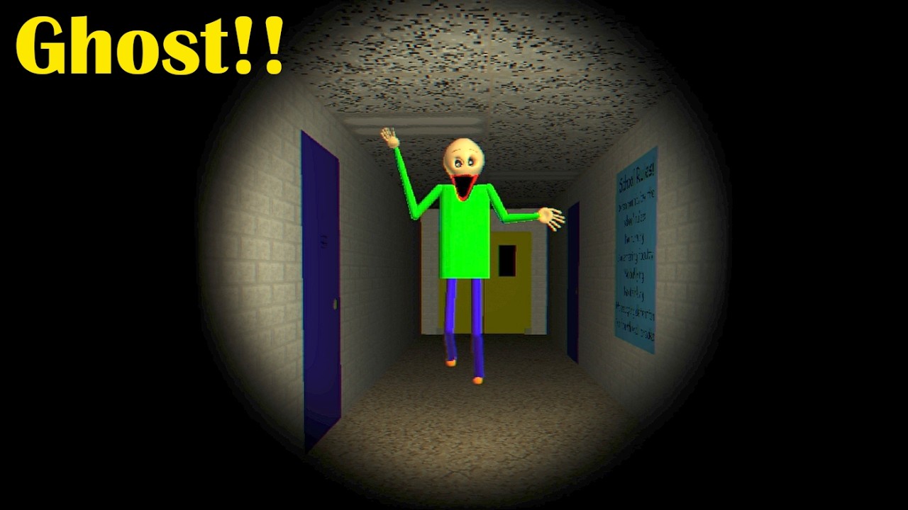 Baldi's Basics, but Baldi is a GHOST Now... | His Schoolhouse (Mod)