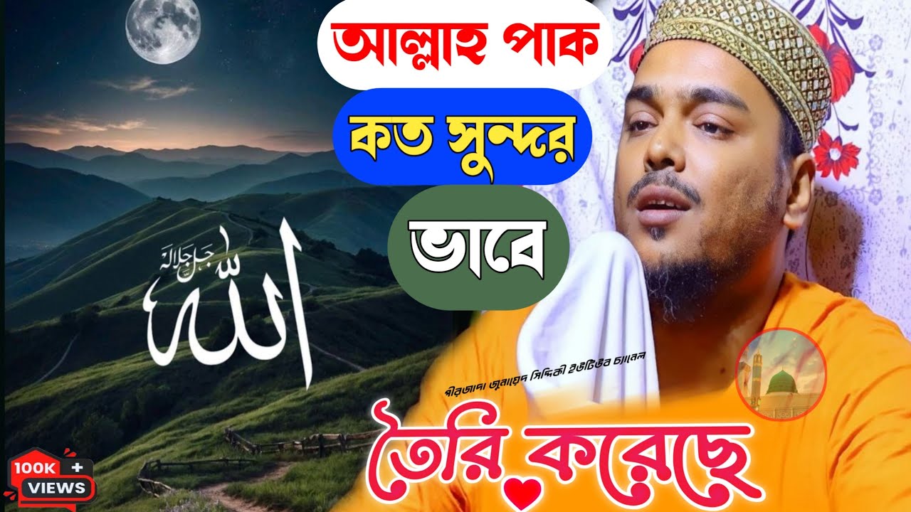 Pirzada Abbas Siddiqui Jalsa আল্লাহ পাক কত সুন্দর ভাবে তৈরি করেছে
