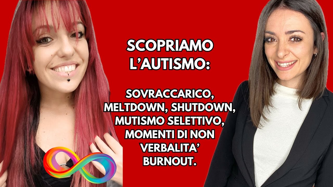 Burnout autistico, meltdown, shutdown, multismo selettivo, momenti di non verbalità e sovraccarico