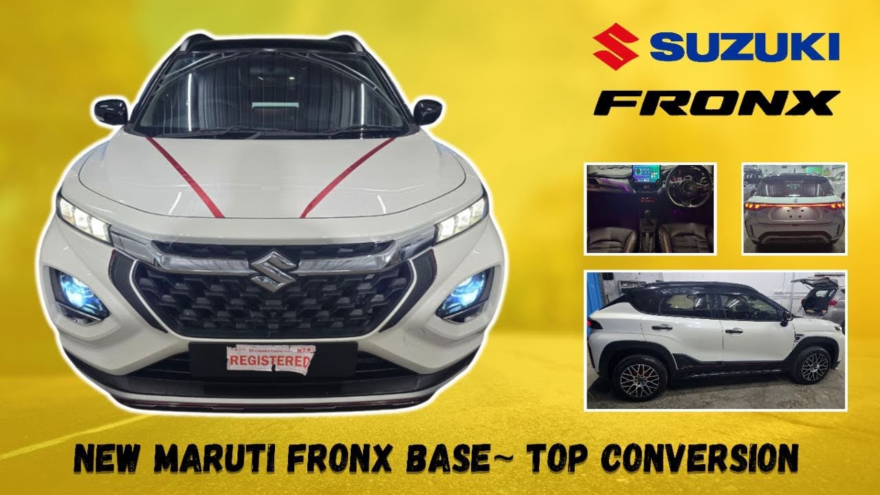 MARUTHI  SUZUKI FRONX  -  Base to Top Conversion #afto #coimbatore #fronx #carmodification