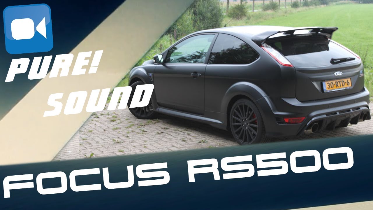 Ford Focus RS500 PURE! Acceleration Sound