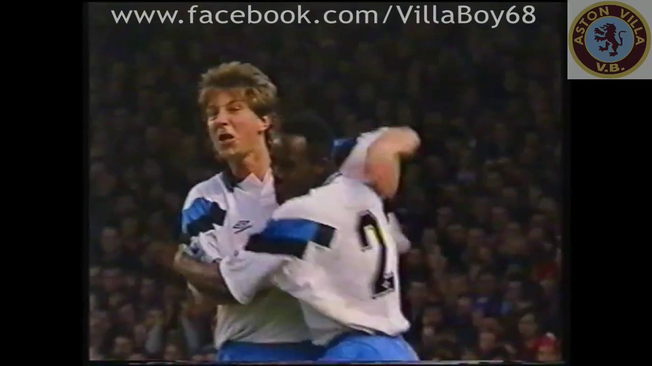 Liverpool 1 Aston Villa 2 - Premier League - 9th Jan 1993