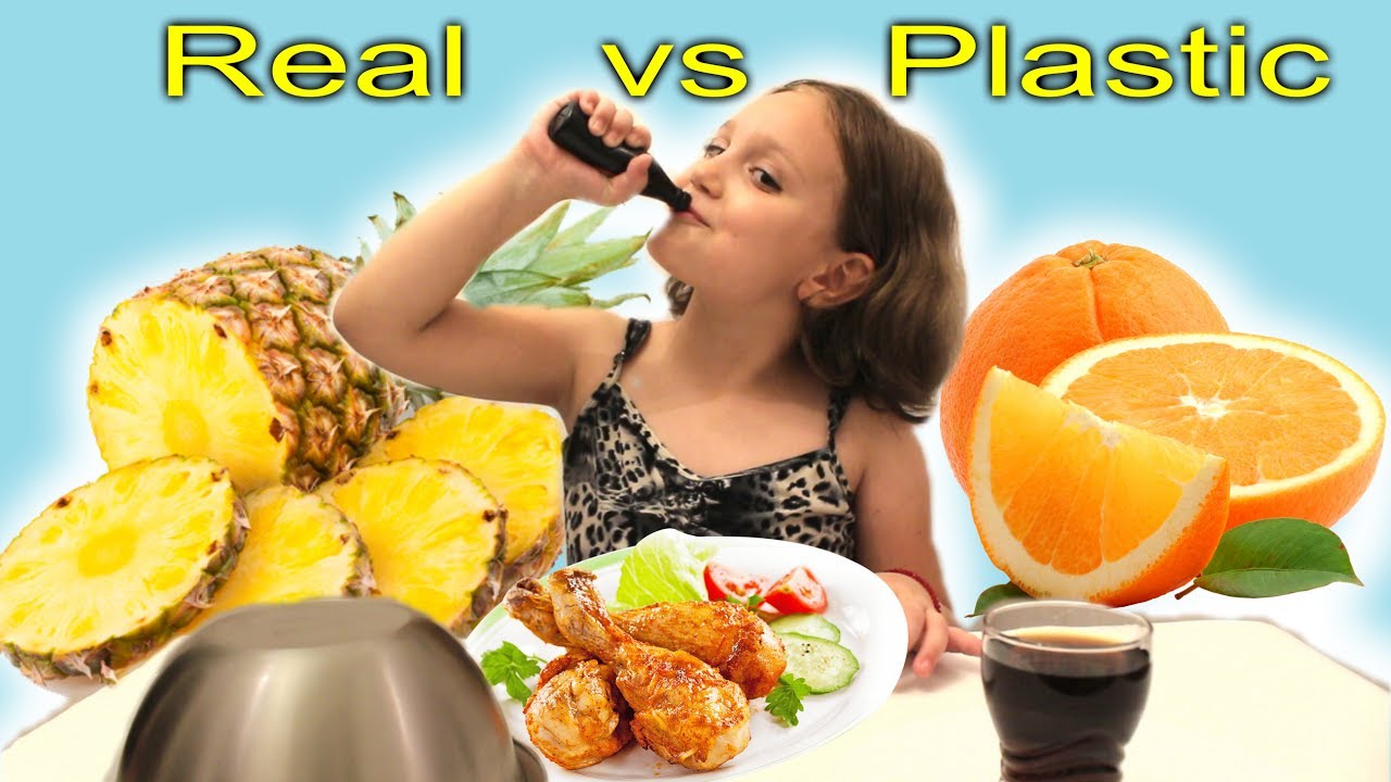 Mancare ADEVARATA vs Mancare din PLASTIC partea 3