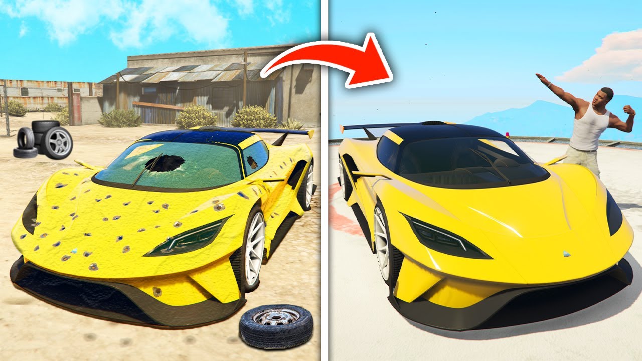 Repairing RARE Billionaire SUPERCARS in GTA 5!