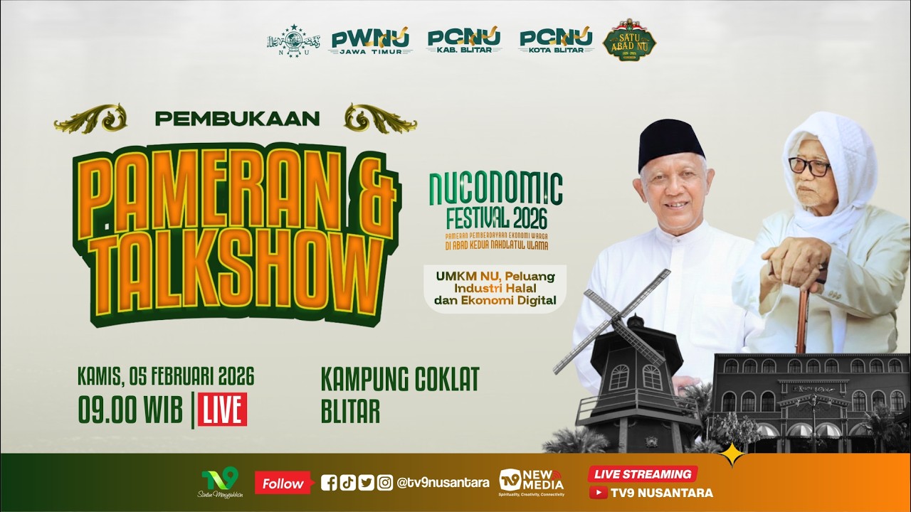 🔴 (LIVE) Pembukaan Pameran & Talkshow NUCONOMIC FESTIVAL 2026