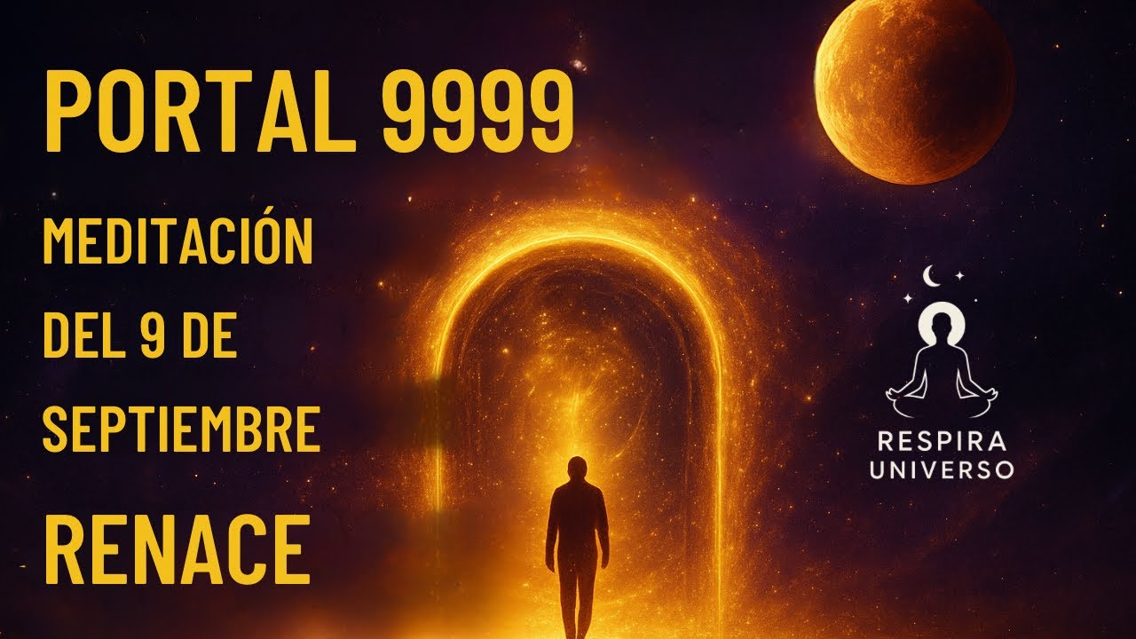 Meditaci&oacute;n 9 de Septiembre 2025 🌌 Portal 9&middot;9&middot;9&middot;9 | Cierra ciclos y renace con luz