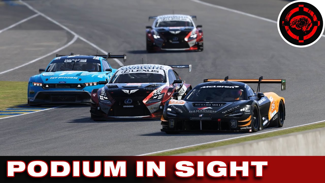 Podium Battle at LeMans