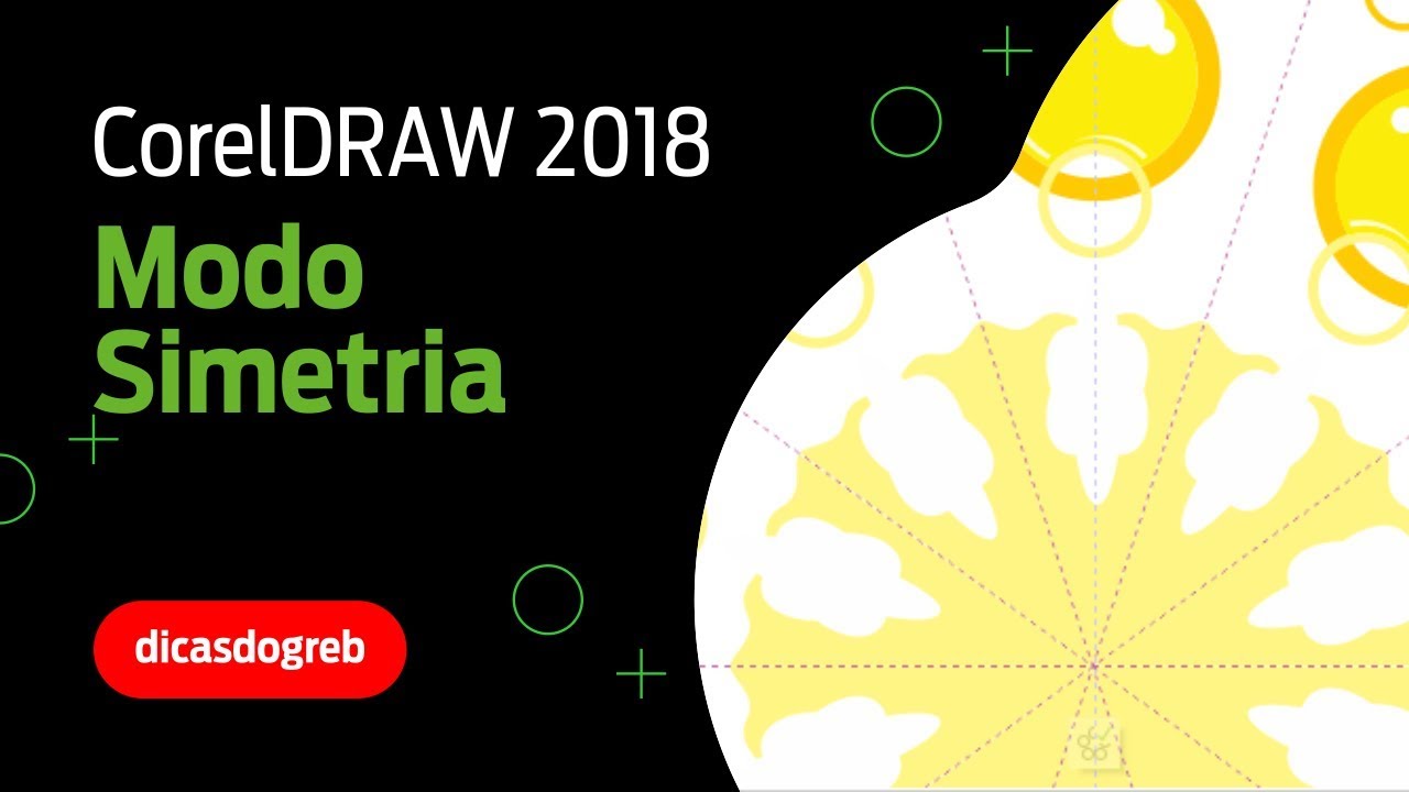 CorelDRAW 2018 - Modo Simetria