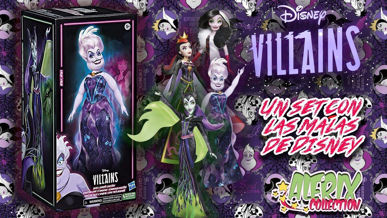 Villanas de Disney set 4 muñecas review (Adult collector/Coleccionista adulto)