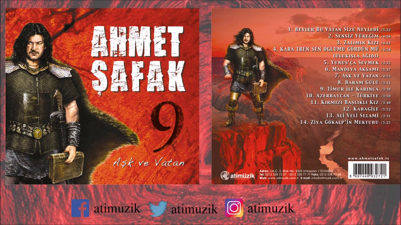 Ahmet Şafak - Aşk ve Vatan Full Albüm [ © Official Audio ] 🇹🇷