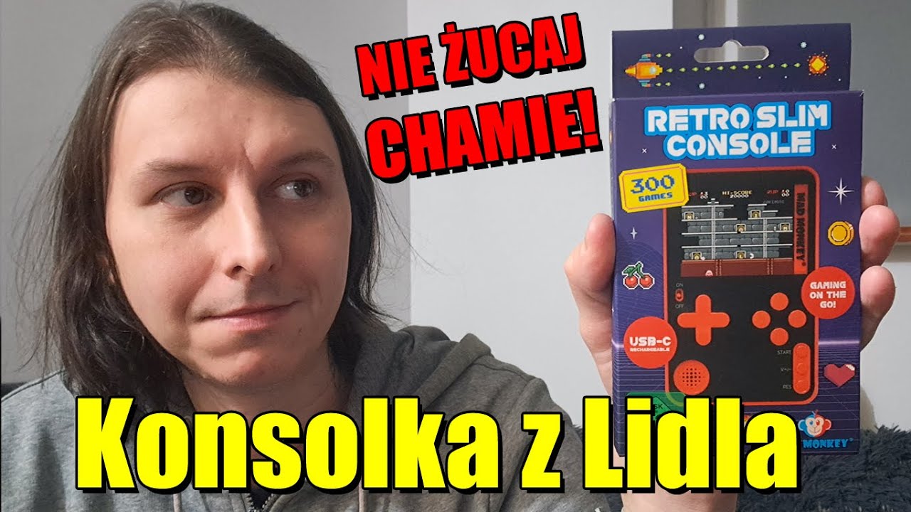 Konsola z Lidla  Retro Slim Console od Mad Monkey