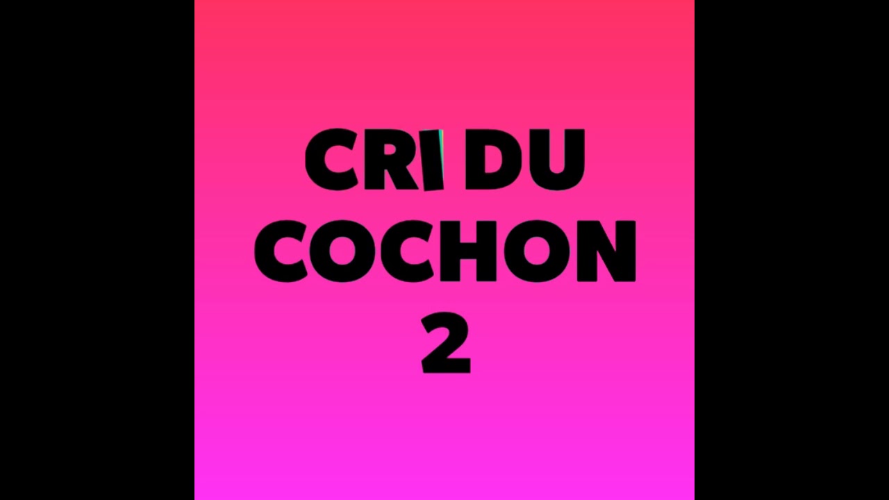 Jeremstar SoundBox : cri du cochon 2