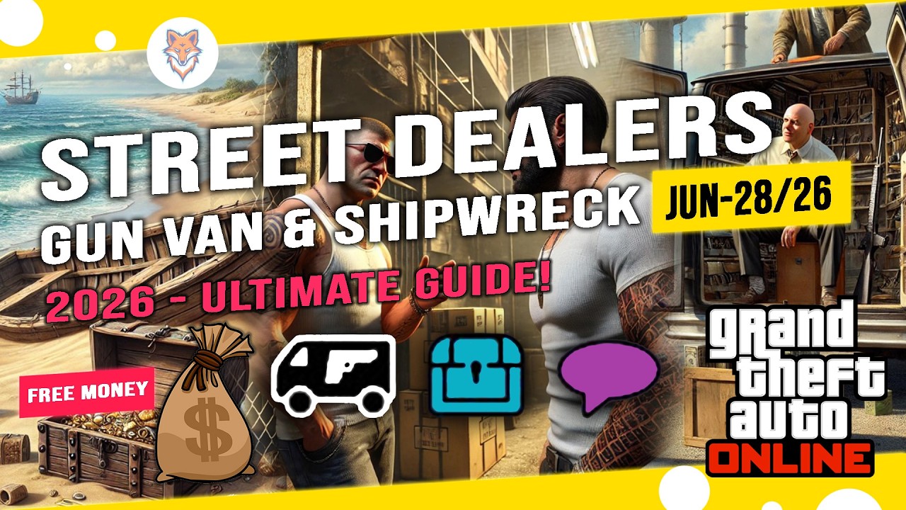 GTA Online: Street Dealers, Gun Van & Shipwreck Locations (June 28th 2026) - Ultimate Guide!