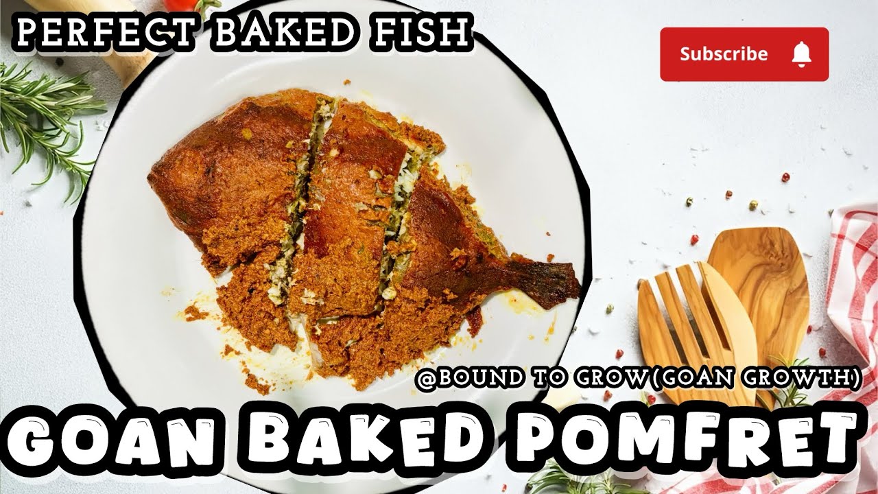 Goan Baked Pitoshi(pamphlet) Recipe| Stuffed Pomfret #bakedfish #goanrecipe #pomfretrecipe #baked 