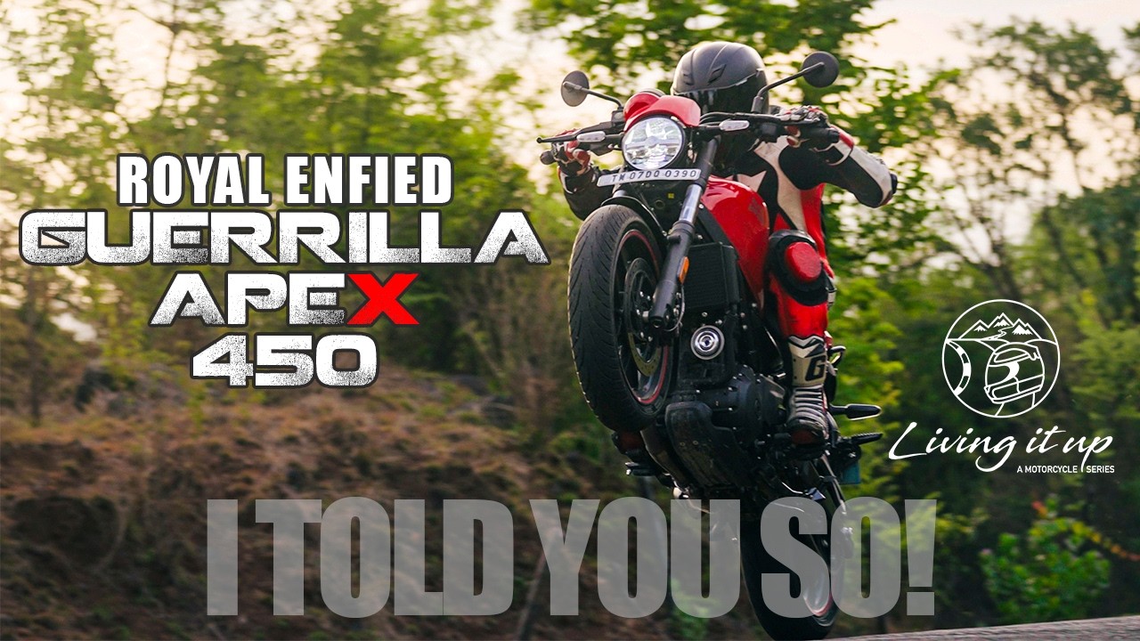 Обзор Royal Enfield Guerrilla 450 Apex &mdash; Пожалуйста, обращайтесь! | Sagar Sheldekar Official