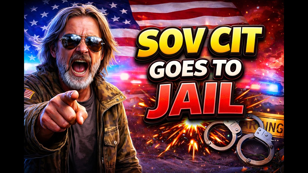 Very Confused Sov Cit Goes to Jail