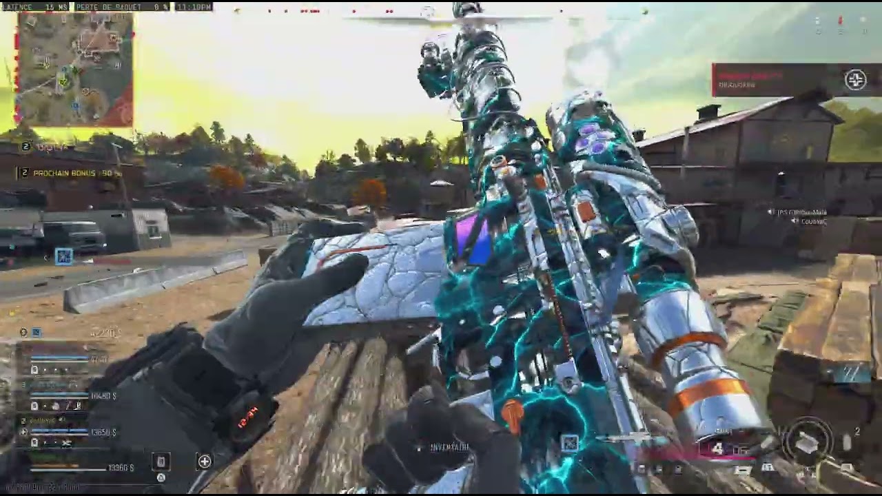 4 vs 4 au poing 💪Je me prend un triple crochet😂