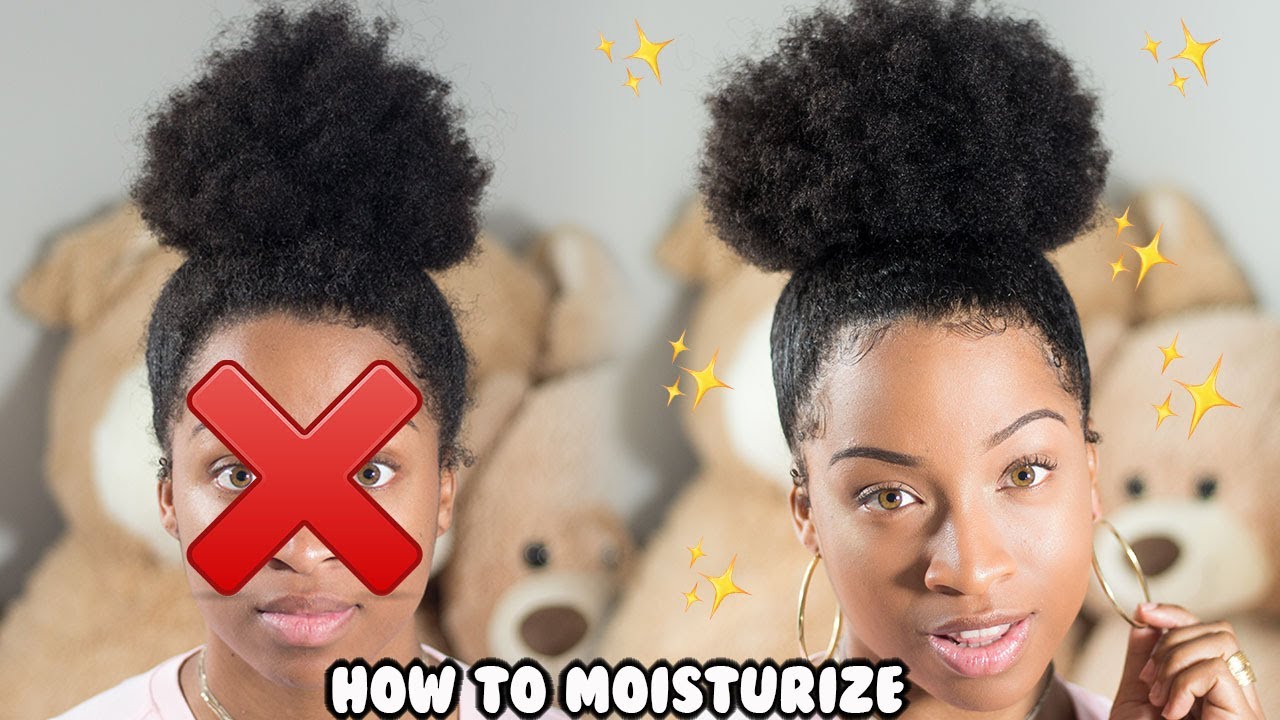 How To Moisturize Your Type 4 High Puff! | Juicy Edition 💦