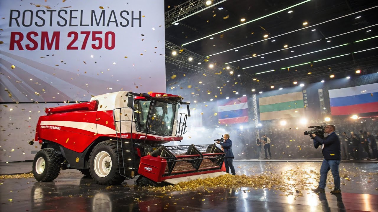 Новый гигант России! Ростсельмаш RSM 2750 &mdash; мощь 770 л.с. в действии!