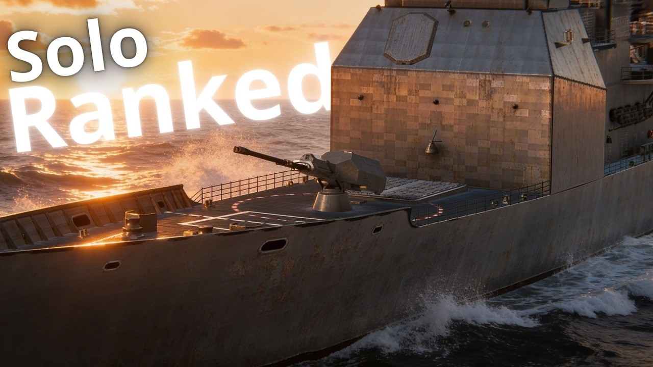 USS Port Royal - Solo Ranked Gameplay - Modern Warships