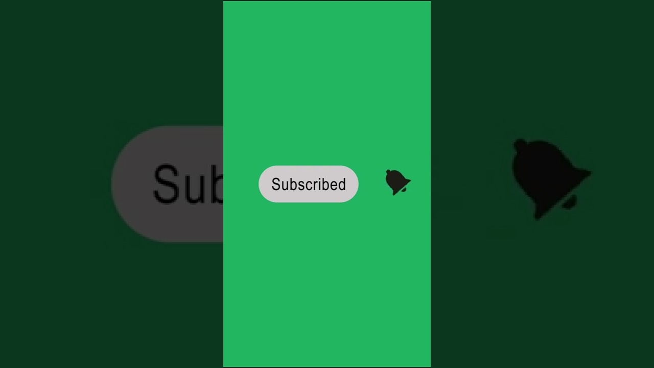Animated SUBSCRIBE BUTTON for Youtube Videos 🔔