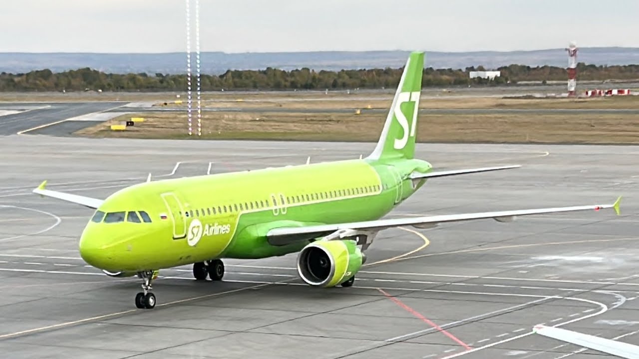 Перелет Самара-Москва на A-320 (RA-73407) S7 airlines