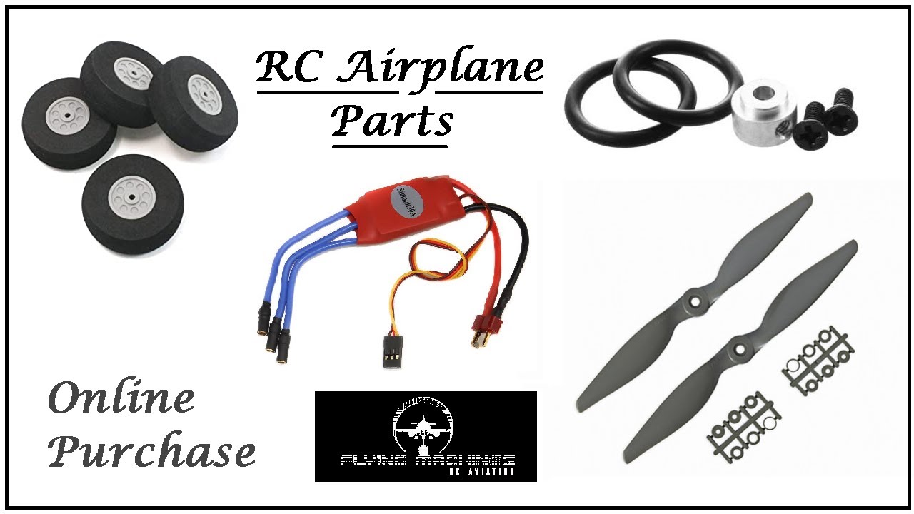 RC Airplane parts online purchase | GemFan Propeller | Prop Saver | ESC | Foam Tyres