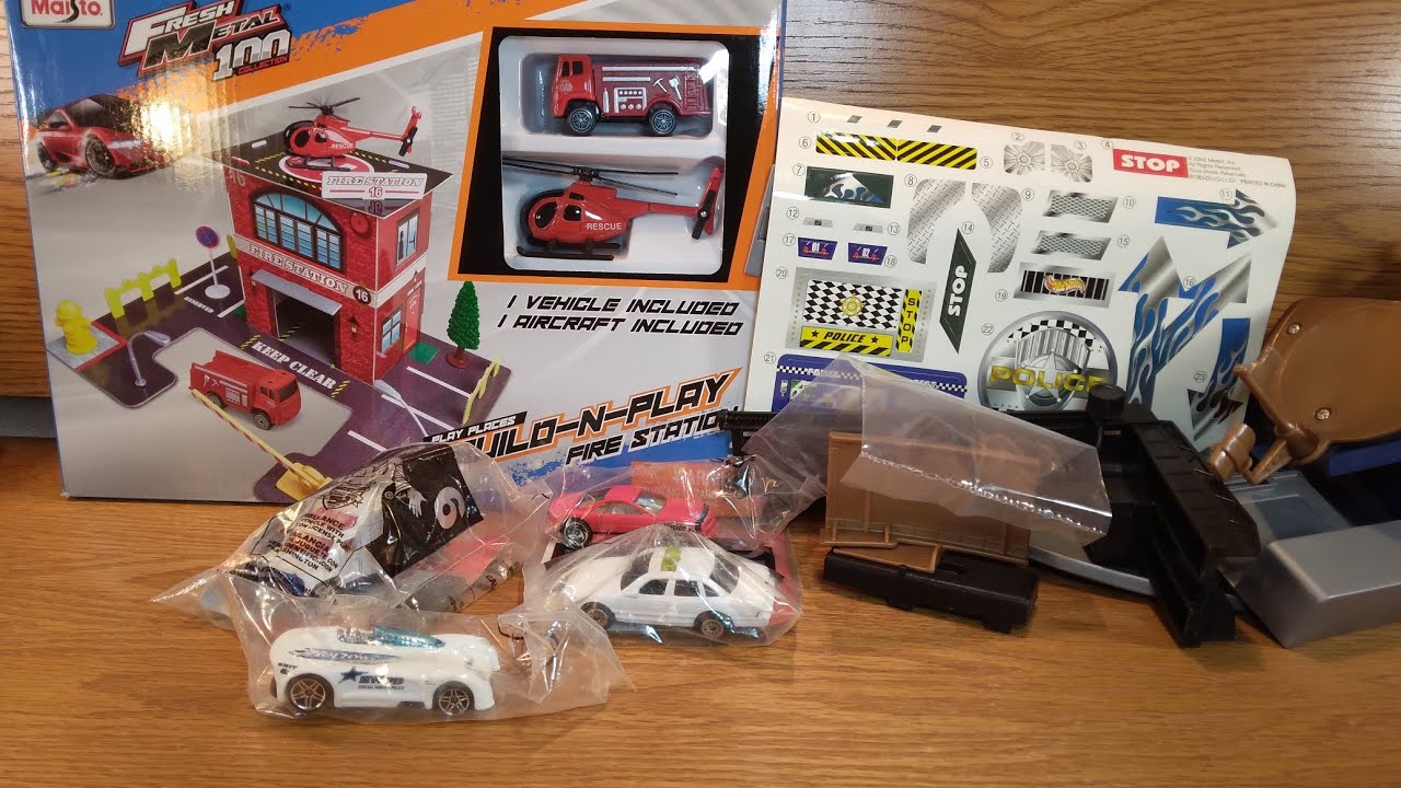 Addition Edition: Playsets from Maisto & Hot Wheels Fire & Police. 1:64 scale diecast.