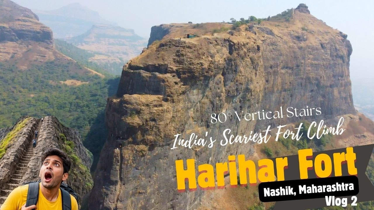 The Most Thrilling Fort Trek in Maharashtra |Harihar |Not for the Weak! Harihar Fort Dangerous Steps