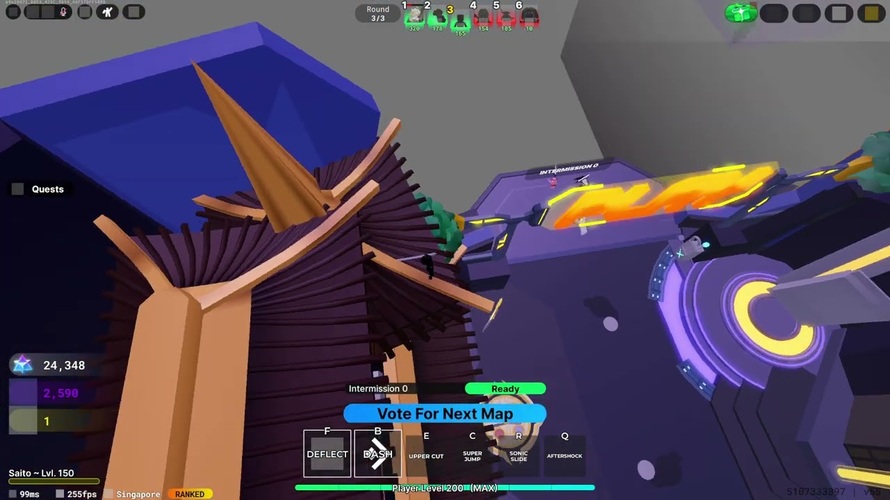 【Deathball】Ranked Game in Singapore/シンガポ鯖でランクマ