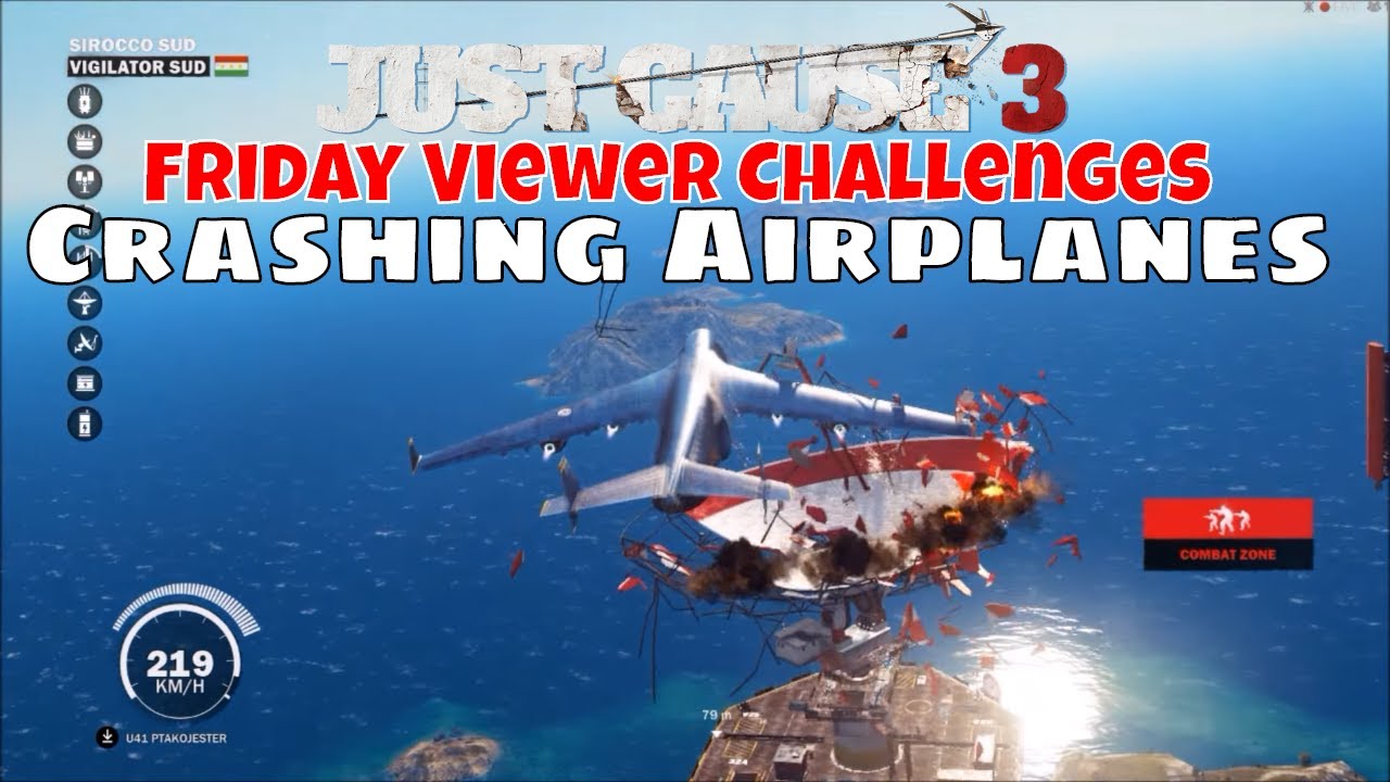 Just Cause 3 | Crashing airplanes into random targets