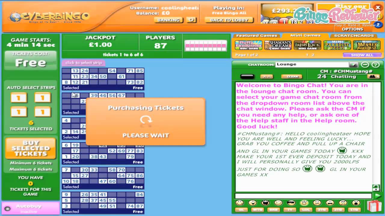 Cyber Bingo - Video Review by BingoReviewer