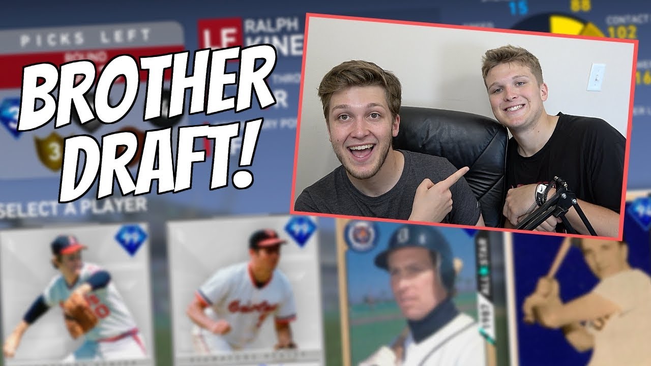 MY BROTHER DRAFTS MY BATTLE ROYALE TEAM!? MLB The Show 19 Diamond Dynasty