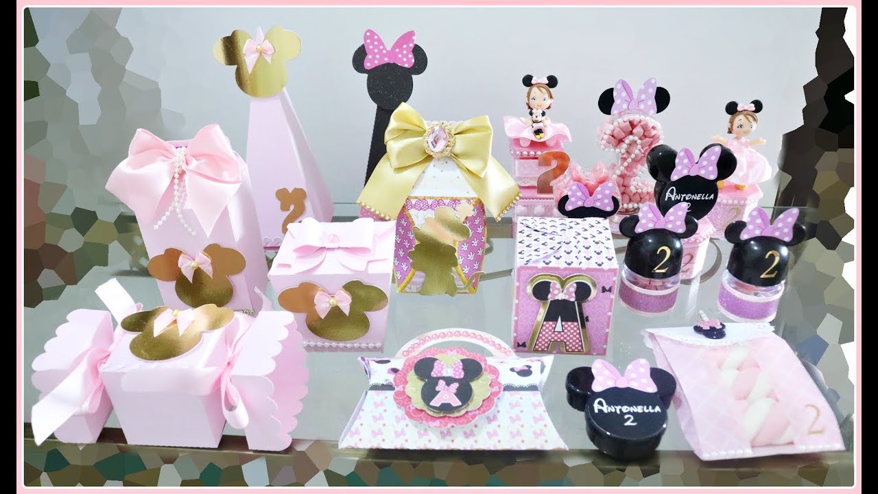 PERSONALIZADOS FINALIZADOS MINNIE ROSA #AntonellaFaz2