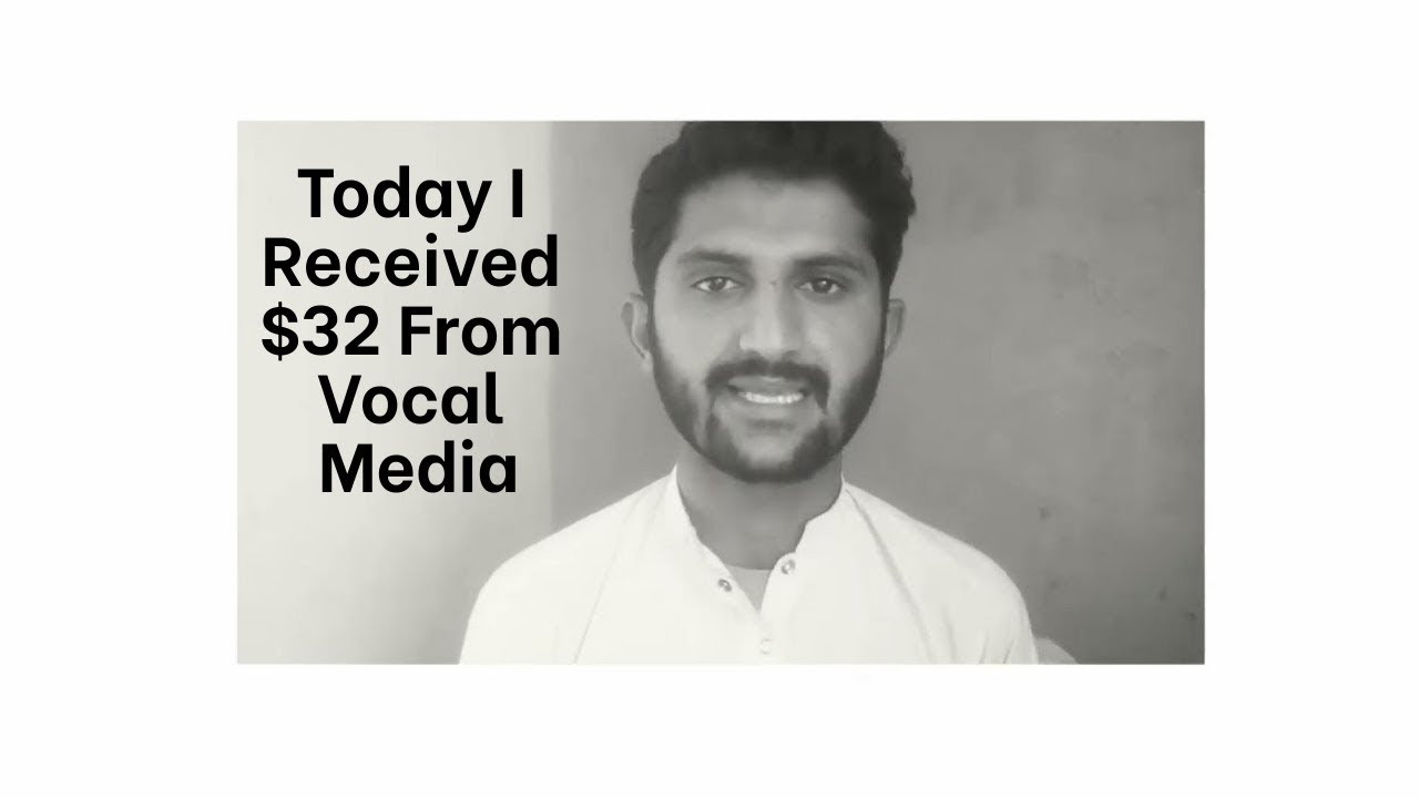 Today I Received $32 From Vocal Media into My Stripe Account With Live Proof. I'm Super Excited