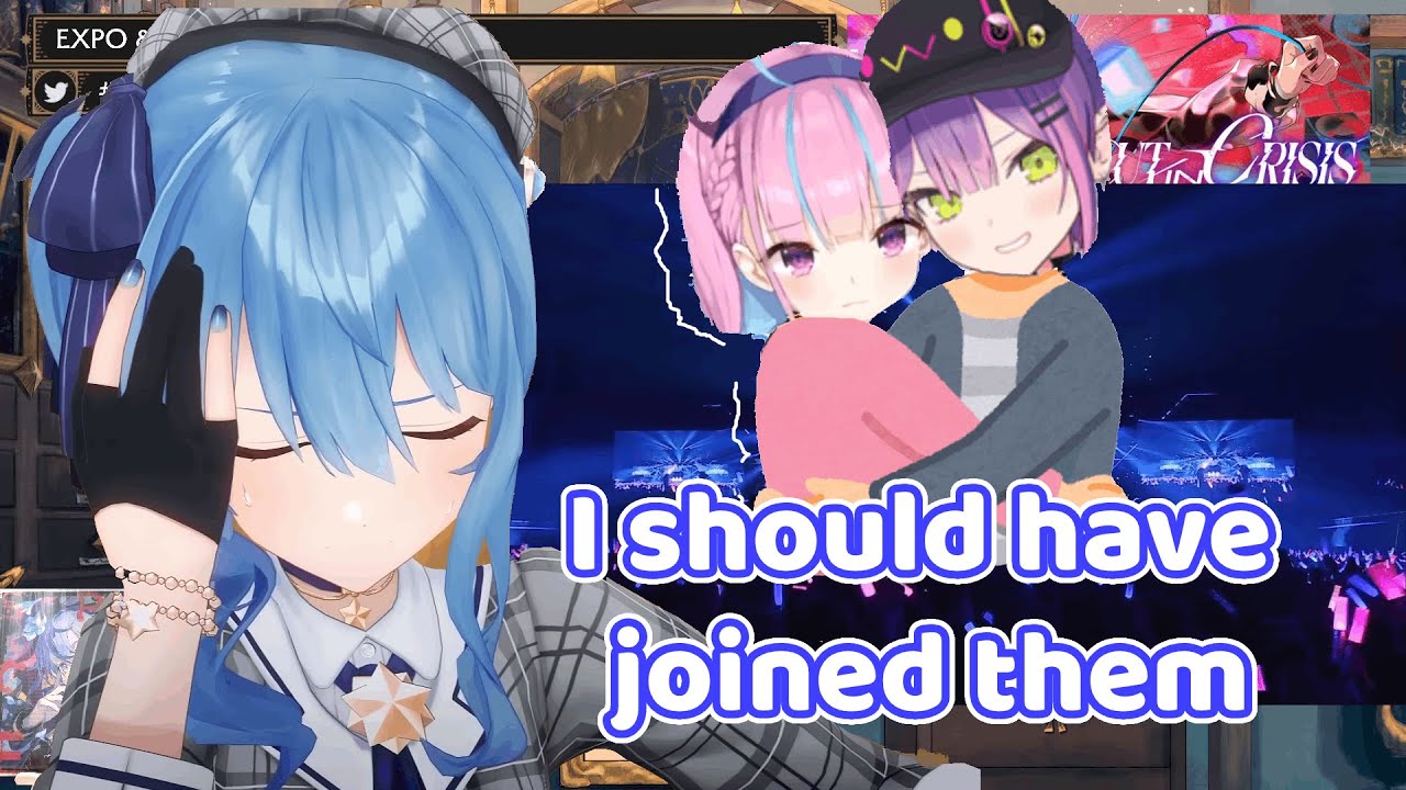 Aqua invited Suisei for dinner, but Suisei couldn't join 【Hololive/ENG Sub】