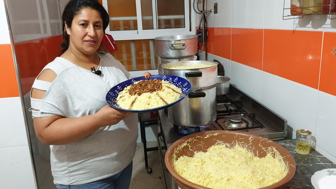 السفة على الطريقة الرباطية مع الطباخة فاطنة ! للأفراح و المناسبات