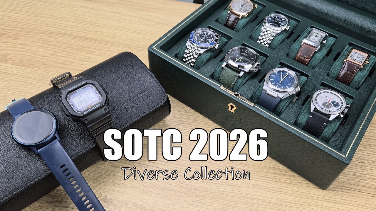 Моя коллекция на 2026 год: разнообразные часы — Cartier, IWC, JLC, Panerai, Rolex, VC и Zenith.