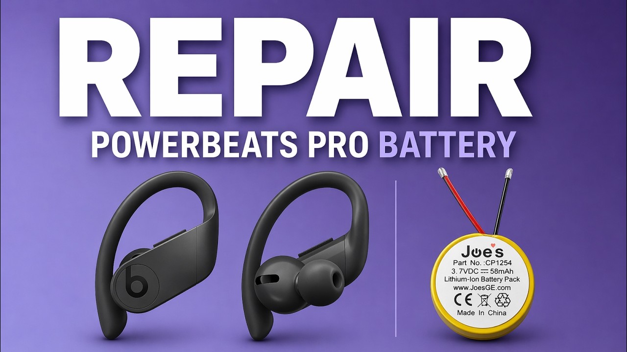 Батарея наушников Beats Powerbeats Pro сломалась и быстро разряжается | Руководство по ремонту