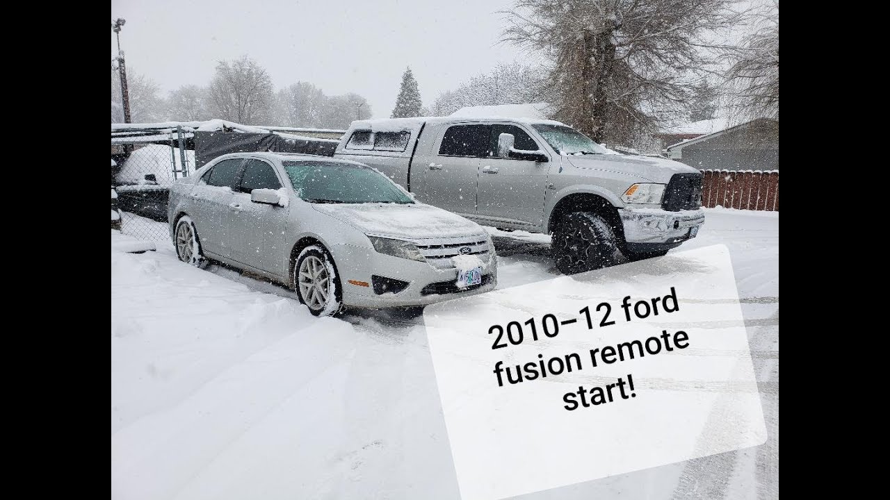OEM Remote Start for 2010-2012 ford fusion