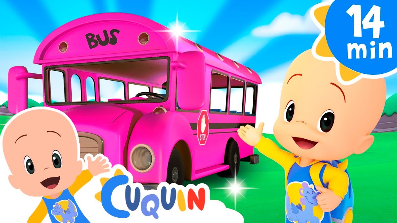 Las ruedas del bus rosa | Cleo & Cuquín: canciones infantiles