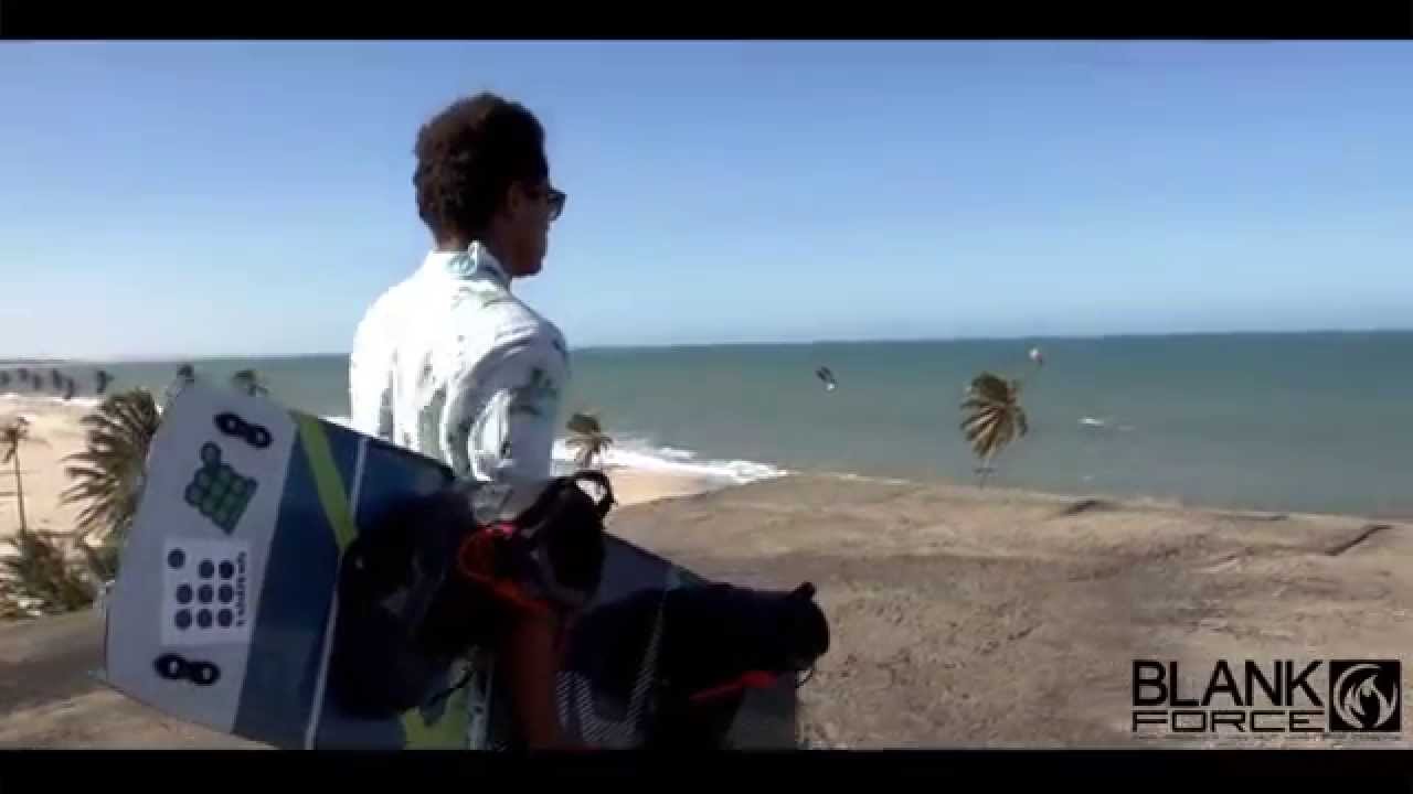 BLANKFORCE MK5 freestyle Kiteboard with Cicero Ferreira da Silva in Brazil (2015)