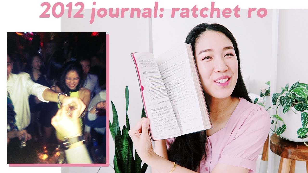 who I was (party wildchild) vs who I am now (workaholic grandma) | 2012 journal flip through