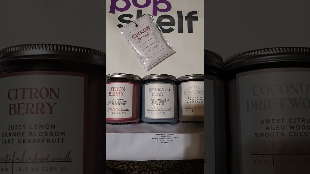 💕POPSHELF CANDLES ARE WINNING FOR $4 EACH #shortsfeed #haul #youtubeshorts #popshelf